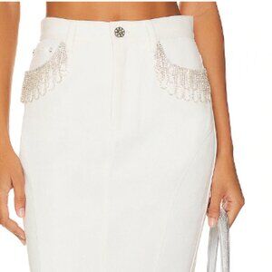 ROTATE Embellished Maxi Skirt